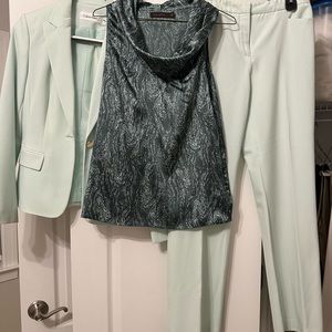 NWOT Calvin Klein Suit - mint color